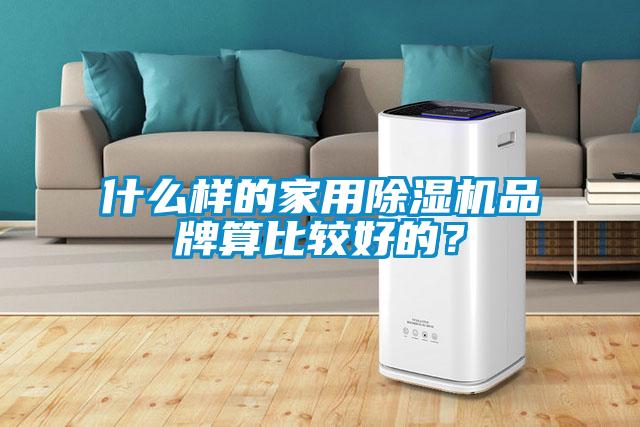 什么樣的家用除濕機品牌算比較好的？