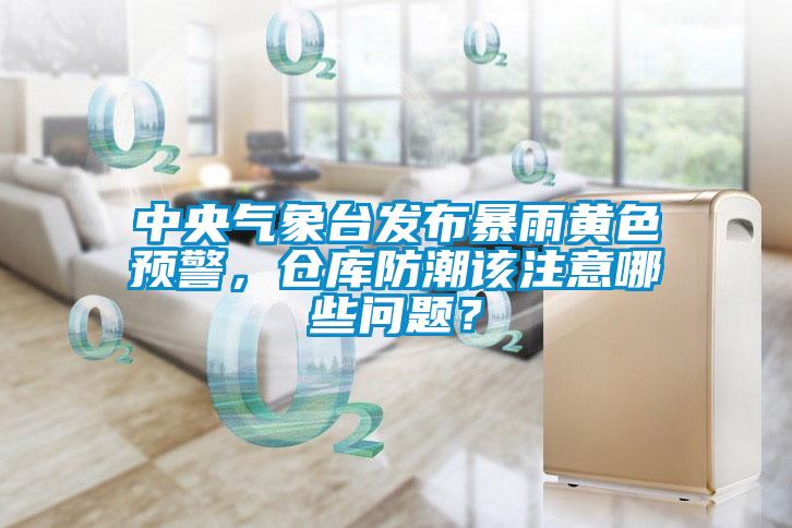 中央氣象臺發(fā)布暴雨黃色預警，倉庫防潮該注意哪些問題？