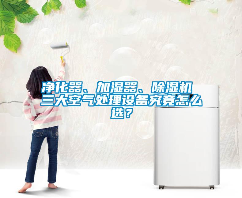 凈化器、加濕器、除濕機 三大空氣處理設(shè)備究竟怎么選？