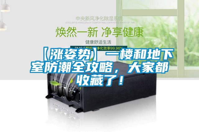 【漲姿勢】一樓和地下室防潮全攻略，大家都收藏了！