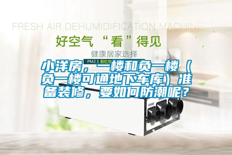 小洋房，一樓和負(fù)一樓（負(fù)一樓可通地下車庫）準(zhǔn)備裝修，要如何防潮呢？
