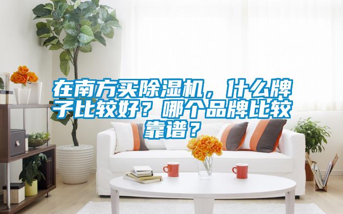 在南方買除濕機(jī)，什么牌子比較好？哪個(gè)品牌比較靠譜？