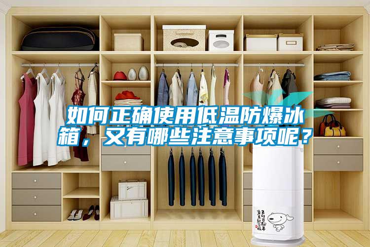 如何正確使用低溫防爆冰箱，又有哪些注意事項呢？