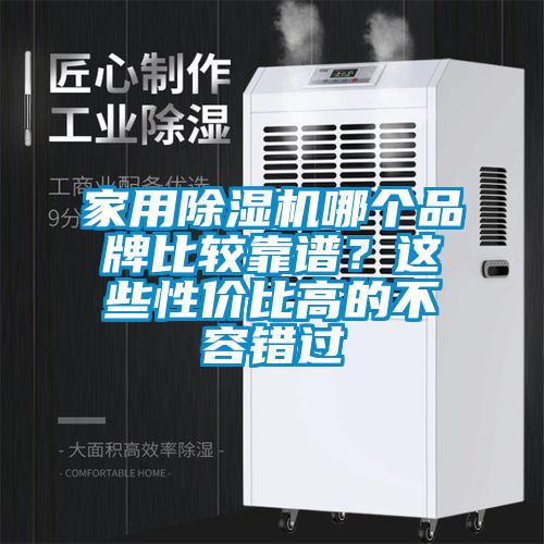 家用除濕機哪個品牌比較靠譜？這些性價比高的不容錯過