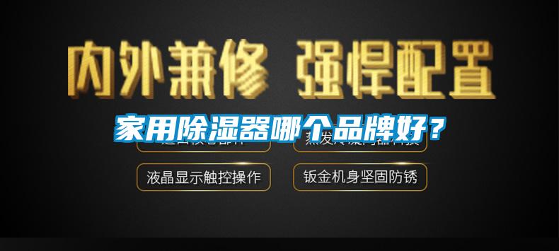 家用除濕器哪個品牌好？