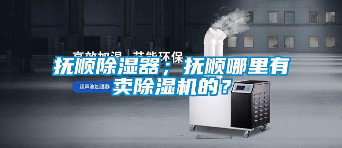 撫順除濕器；撫順哪里有賣除濕機的？
