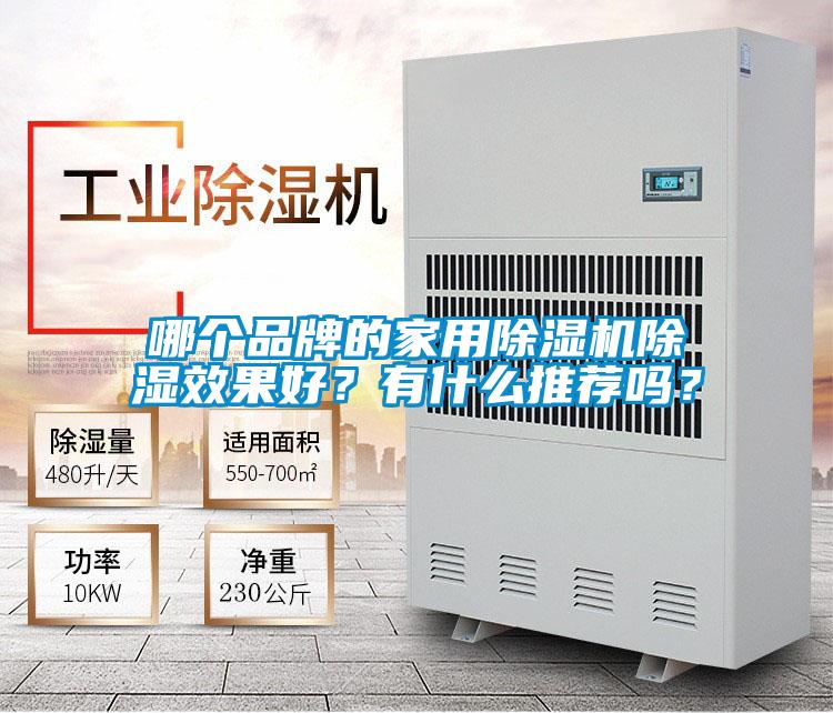 哪個品牌的家用除濕機除濕效果好？有什么推薦嗎？