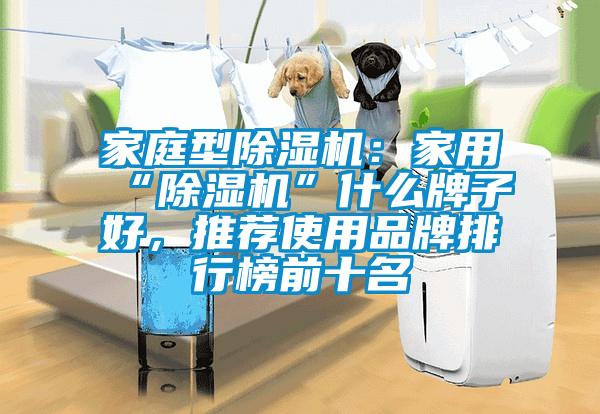 家庭型除濕機(jī)：家用“除濕機(jī)”什么牌子好，推薦使用品牌排行榜前十名