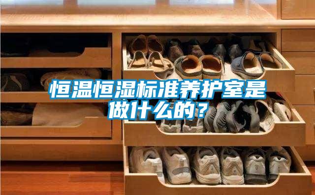 恒溫恒濕標(biāo)準(zhǔn)養(yǎng)護(hù)室是做什么的？