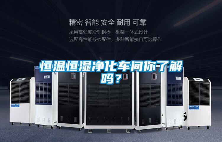 恒溫恒濕凈化車間你了解嗎？