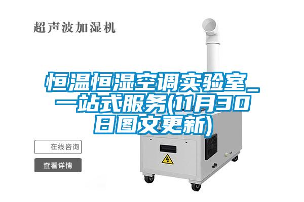 恒溫恒濕空調(diào)實驗室_一站式服務(11月30日圖文更新)