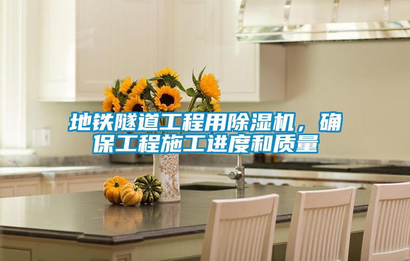 地鐵隧道工程用除濕機(jī)，確保工程施工進(jìn)度和質(zhì)量