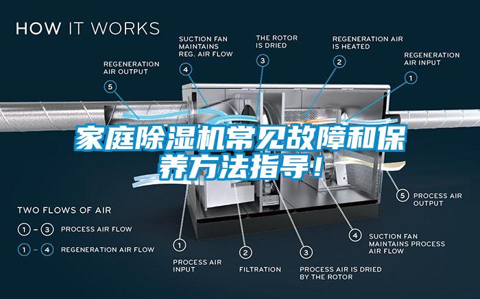 家庭除濕機常見故障和保養(yǎng)方法指導(dǎo)！