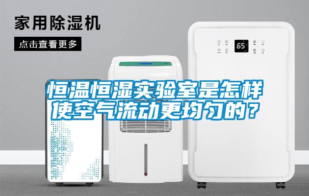 恒溫恒濕實驗室是怎樣使空氣流動更均勻的？