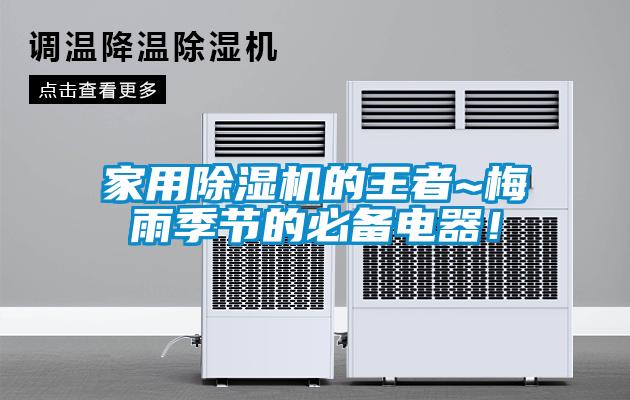 家用除濕機的王者~梅雨季節(jié)的必備電器！