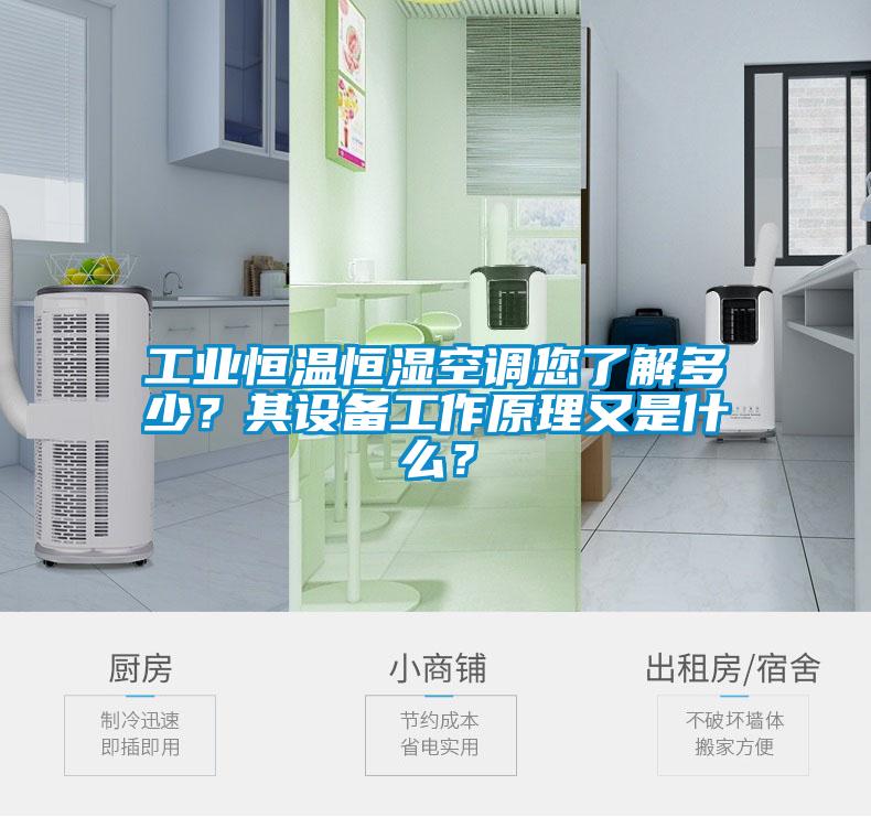 工業(yè)恒溫恒濕空調您了解多少？其設備工作原理又是什么？