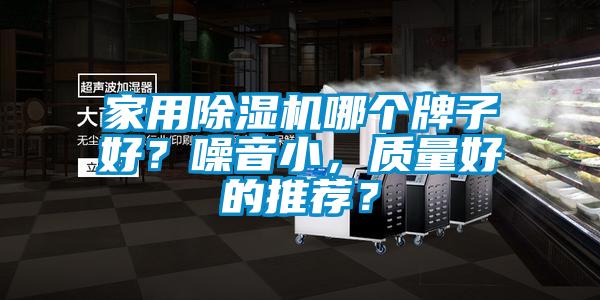 家用除濕機(jī)哪個(gè)牌子好？噪音小，質(zhì)量好的推薦？