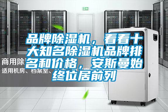 品牌除濕機，看看十大知名除濕機品牌排名和價格，安斯曼始終位居前列