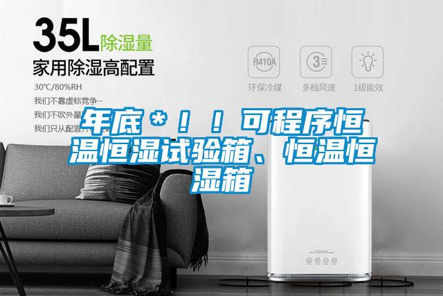 年底＊！！可程序恒溫恒濕試驗(yàn)箱、恒溫恒濕箱