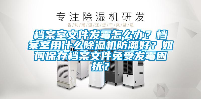 檔案室文件發(fā)霉怎么辦？檔案室用什么除濕機防潮好？如何保存檔案文件免受發(fā)霉困擾？