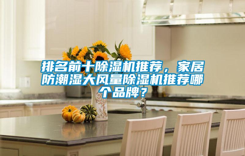 排名前十除濕機(jī)推薦，家居防潮濕大風(fēng)量除濕機(jī)推薦哪個品牌？