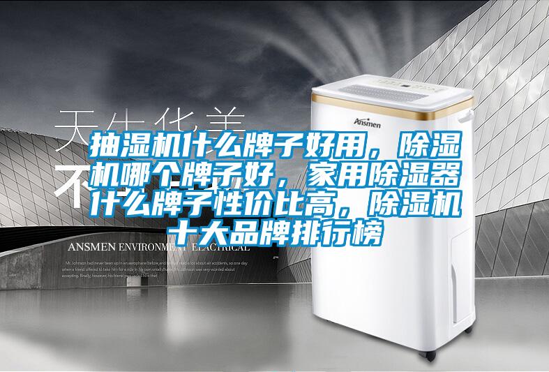 抽濕機(jī)什么牌子好用，除濕機(jī)哪個(gè)牌子好，家用除濕器什么牌子性價(jià)比高，除濕機(jī)十大品牌排行榜