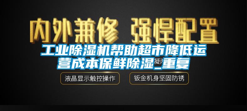 工業(yè)除濕機幫助超市降低運營成本保鮮除濕_重復