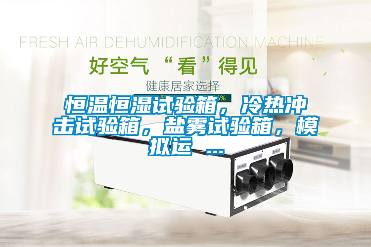 恒溫恒濕試驗箱，冷熱沖擊試驗箱，鹽霧試驗箱，模擬運 ...