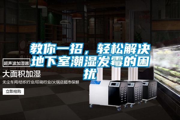 教你一招，輕松解決地下室潮濕發(fā)霉的困擾