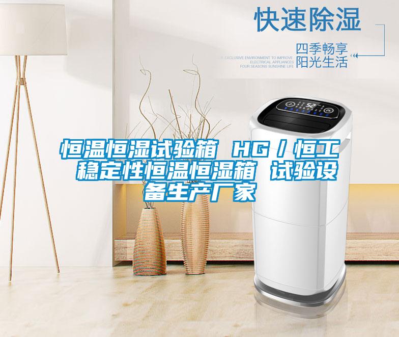 恒溫恒濕試驗箱 HG／恒工 穩(wěn)定性恒溫恒濕箱 試驗設備生產(chǎn)廠家