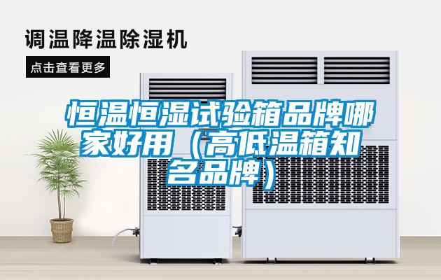 恒溫恒濕試驗(yàn)箱品牌哪家好用（高低溫箱知名品牌）