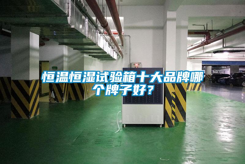 恒溫恒濕試驗箱十大品牌哪個牌子好？