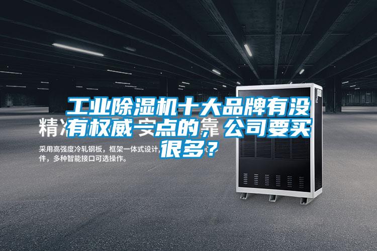 工業(yè)除濕機(jī)十大品牌有沒有權(quán)威一點(diǎn)的，公司要買很多？