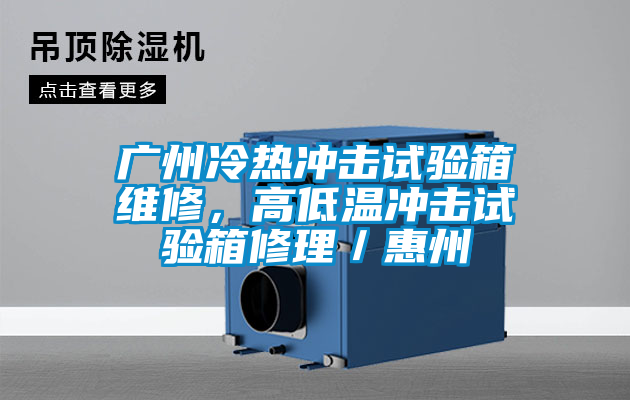 廣州冷熱沖擊試驗箱維修，高低溫沖擊試驗箱修理／惠州