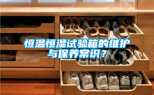 恒溫恒濕試驗(yàn)箱的維護(hù)與保養(yǎng)常識？