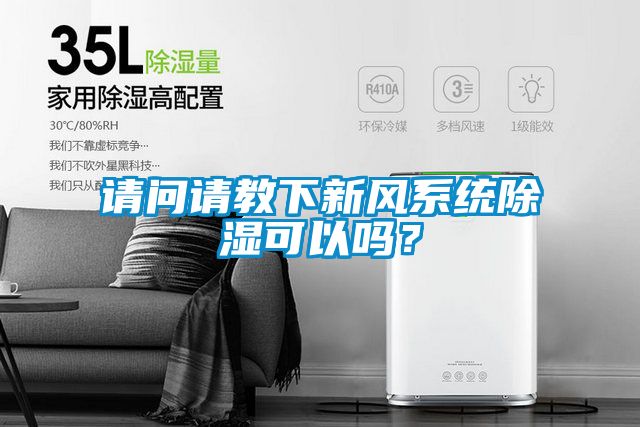 請問請教下新風系統(tǒng)除濕可以嗎？