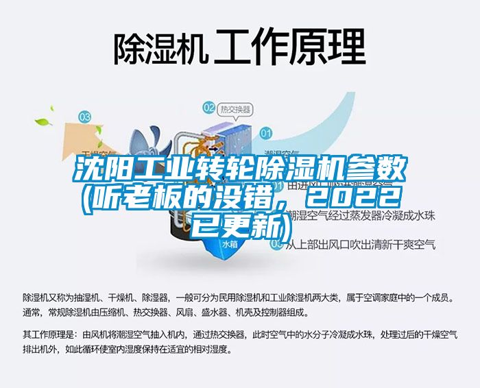 沈陽工業(yè)轉(zhuǎn)輪除濕機參數(shù)(聽老板的沒錯，2022已更新)