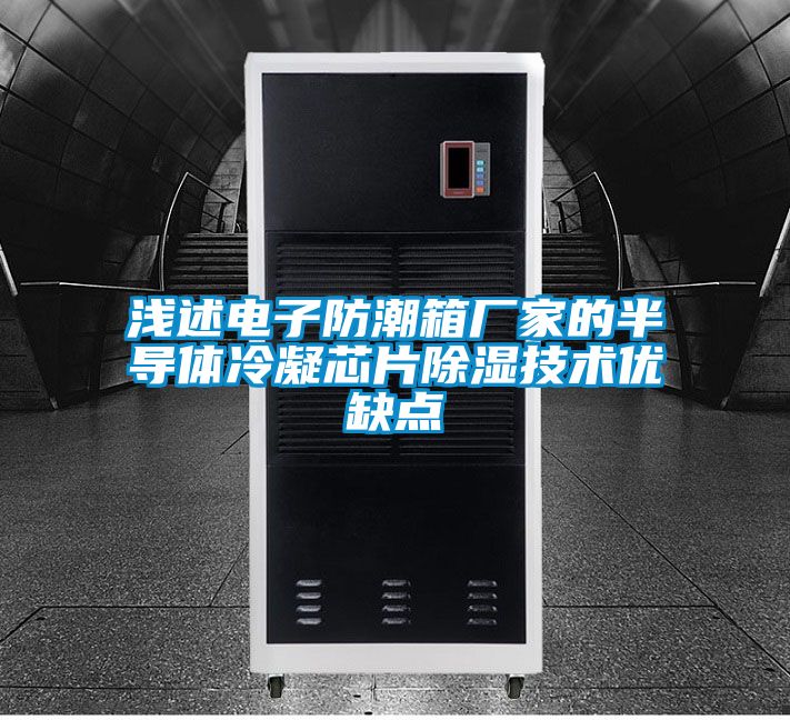 淺述電子防潮箱廠家的半導(dǎo)體冷凝芯片除濕技術(shù)優(yōu)缺點