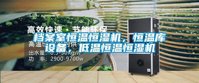 檔案室恒溫恒濕機(jī)，恒溫庫設(shè)備，低溫恒溫恒濕機(jī)