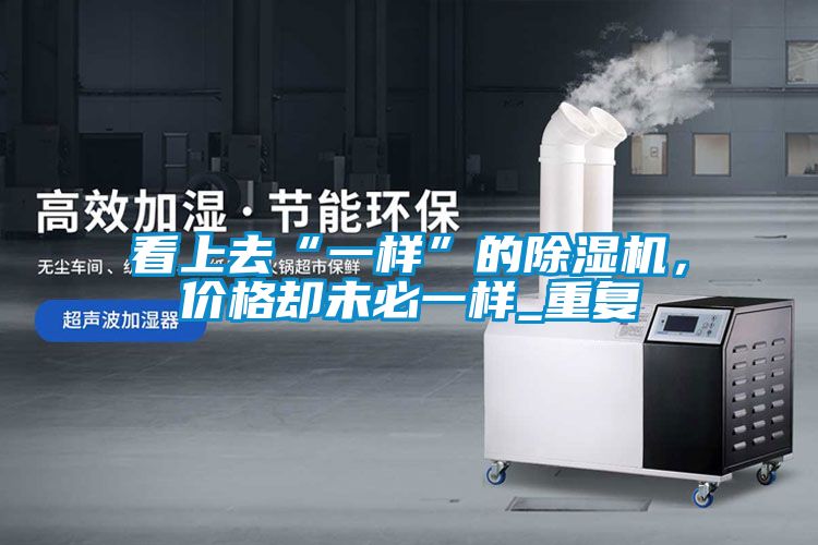看上去“一樣”的除濕機(jī)，價(jià)格卻未必一樣_重復(fù)