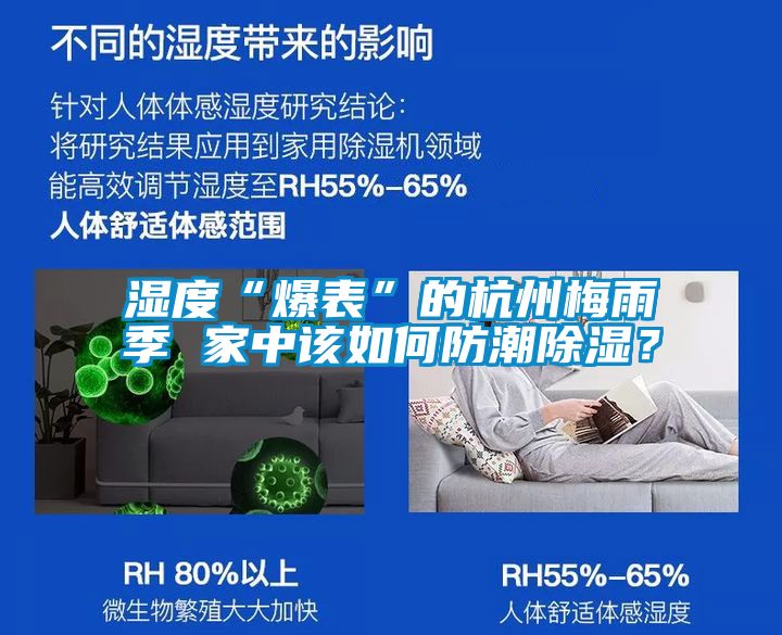 濕度“爆表”的杭州梅雨季 家中該如何防潮除濕？
