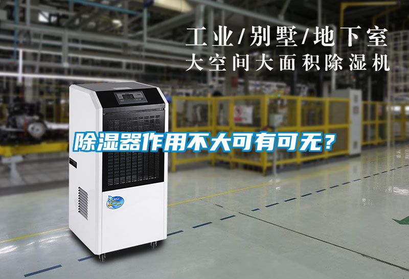 除濕器作用不大可有可無？
