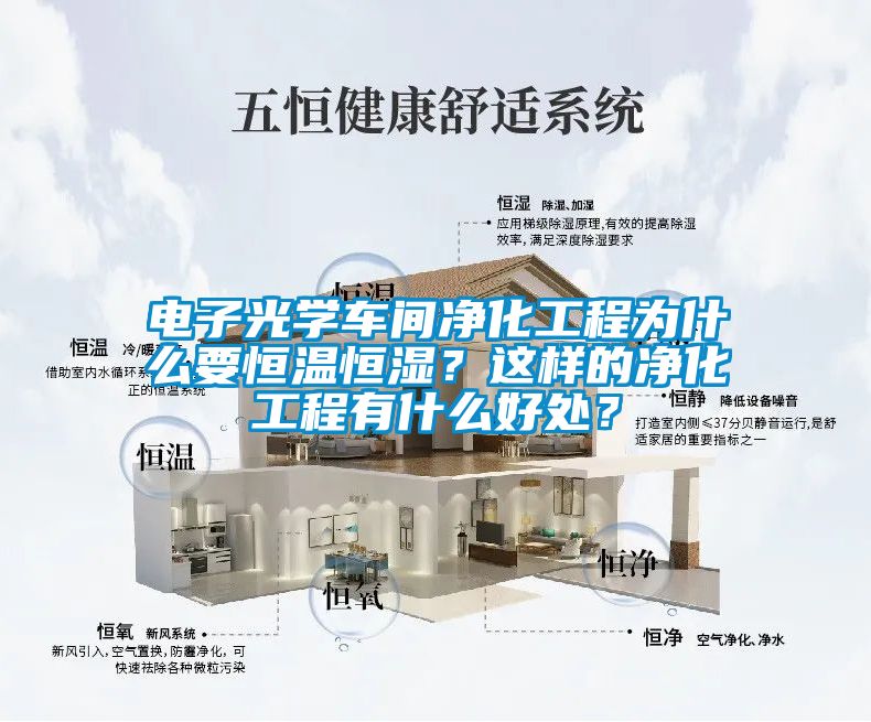 電子光學車間凈化工程為什么要恒溫恒濕？這樣的凈化工程有什么好處？