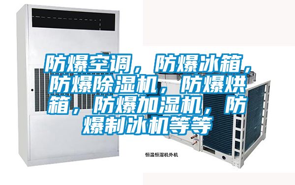 防爆空調(diào)，防爆冰箱，防爆除濕機，防爆烘箱，防爆加濕機，防爆制冰機等等