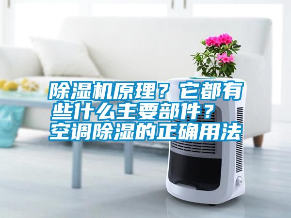 除濕機原理？它都有些什么主要部件？ 空調(diào)除濕的正確用法