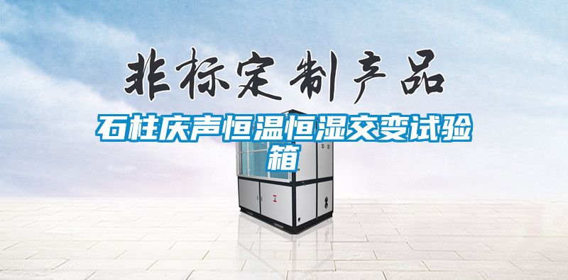 石柱慶聲恒溫恒濕交變試驗(yàn)箱