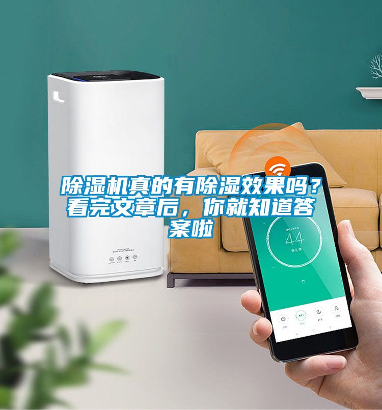 除濕機真的有除濕效果嗎？看完文章后，你就知道答案啦