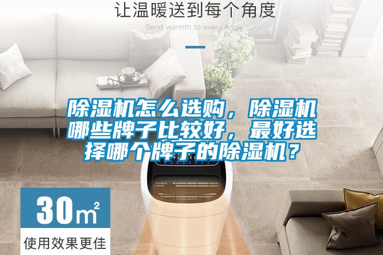 除濕機(jī)怎么選購，除濕機(jī)哪些牌子比較好，最好選擇哪個(gè)牌子的除濕機(jī)？