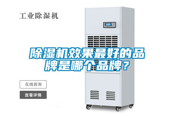除濕機效果最好的品牌是哪個品牌？