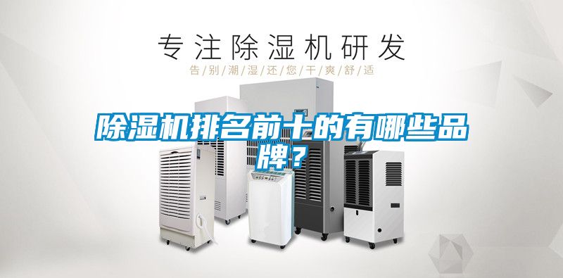 除濕機(jī)排名前十的有哪些品牌？